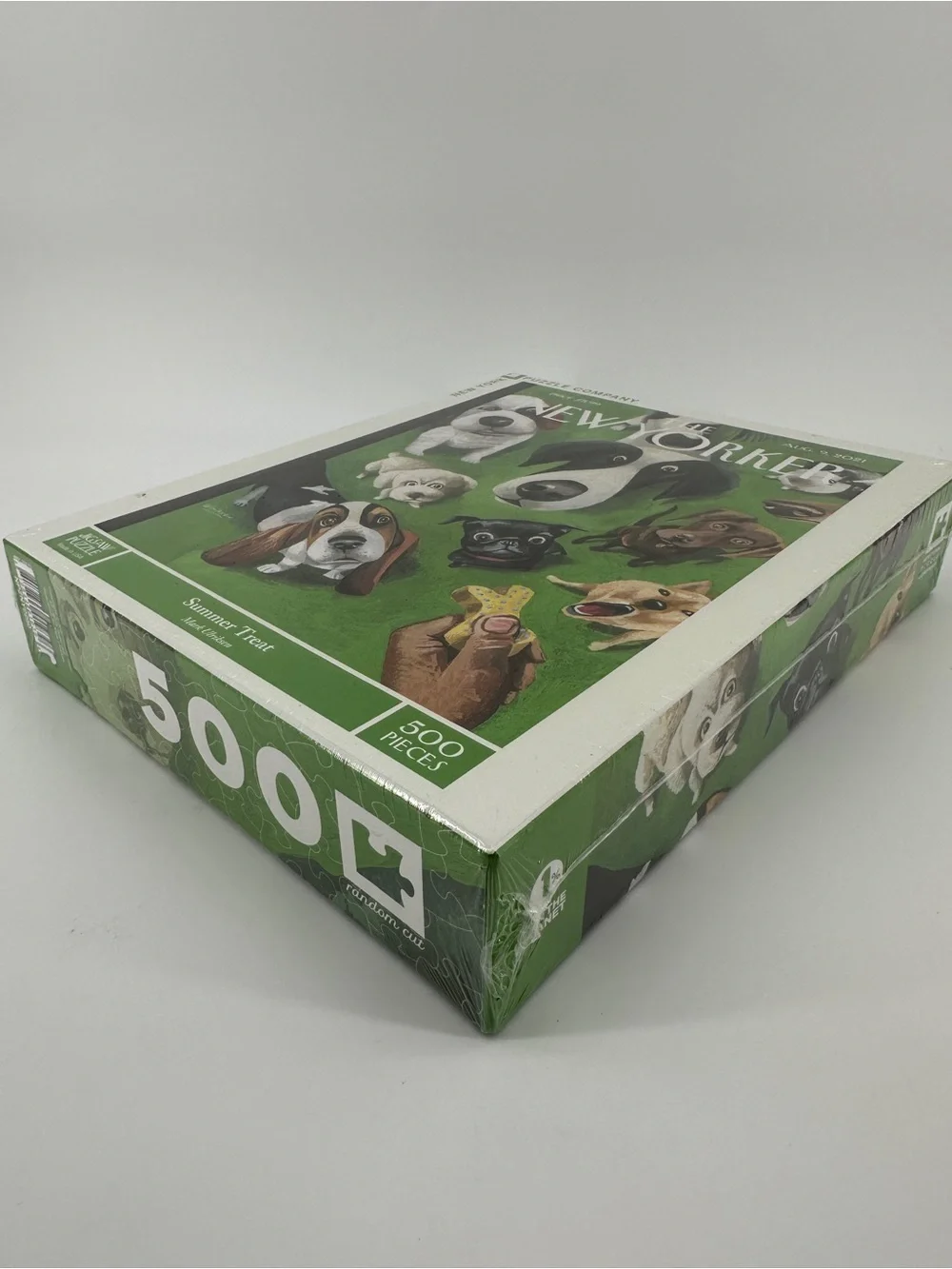 The New Yorker Summer Treat Mark Ulriksen Dogs 500 pc Puzzle Sealed New
